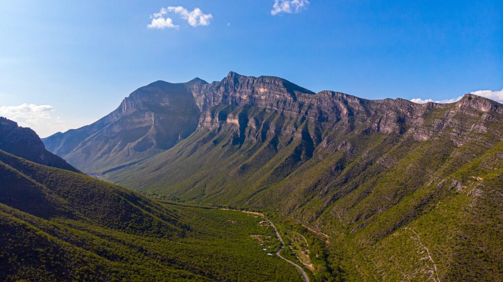 mountain, cannon, nature